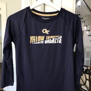 Georgia Tech long sleeved logo tee